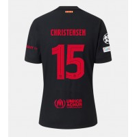 Echipament fotbal Barcelona Andreas Christensen #15 Tricou Deplasare 2024-25 maneca scurta